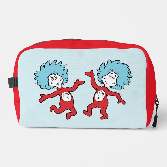 Trousse De Toilette Dr. Seuss Chose 1 et Chose 2 Personnage (Recto)
