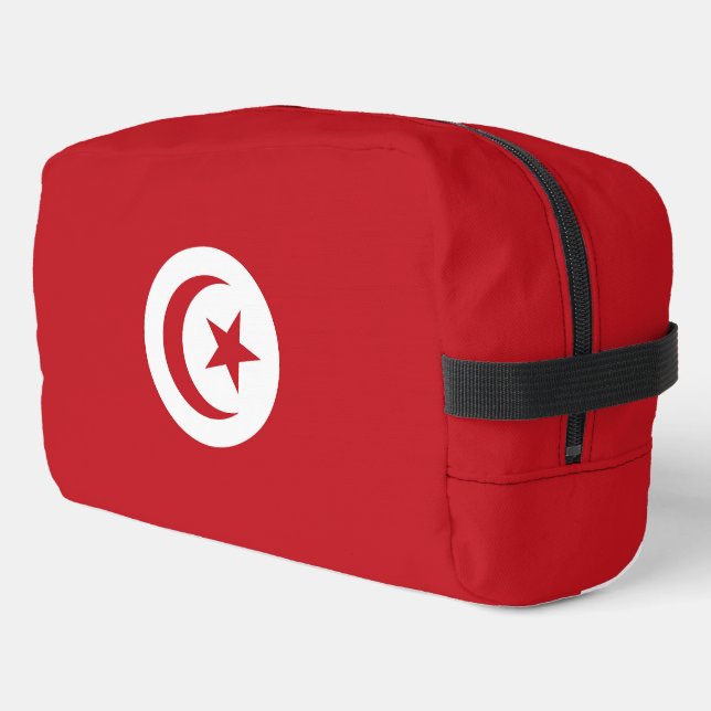 Trousse De Toilette Drapeau tunisien (Coin gauche)