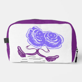 Trousse de toilette "Éclat Floral" – Violet 