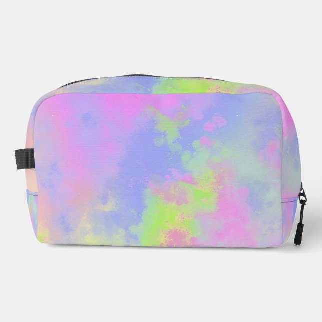 Trousse De Toilette Effet Peinture arc-en-ciel (Recto)