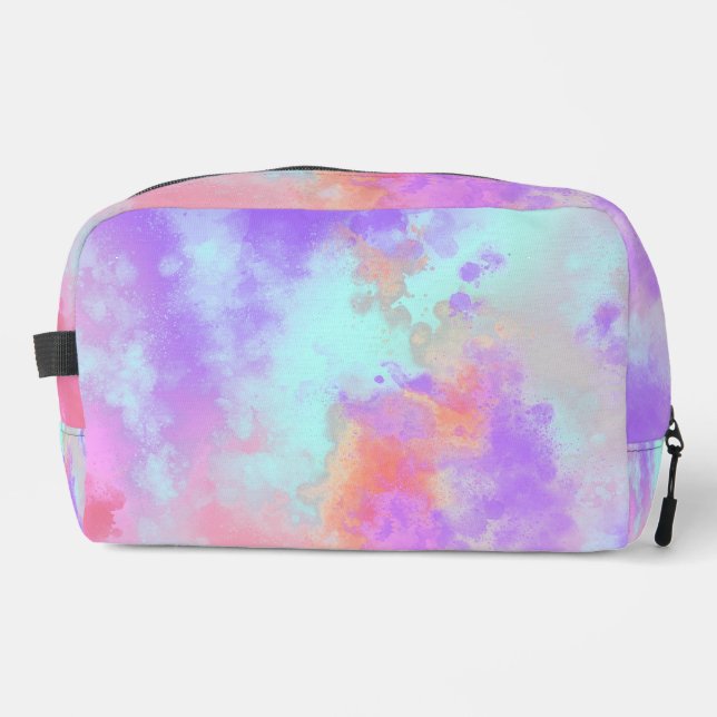 Trousse De Toilette Effet Peinture arc-en-ciel (Recto)
