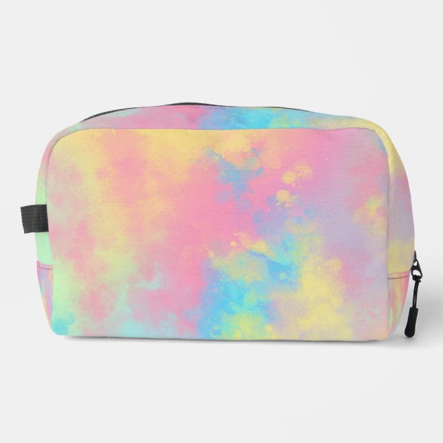 Trousse De Toilette Effet Peinture arc-en-ciel (Recto)