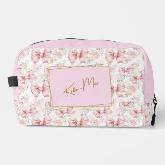 Trousse De Toilette *Elegant Whimsical Personnalisé Coquette Bow