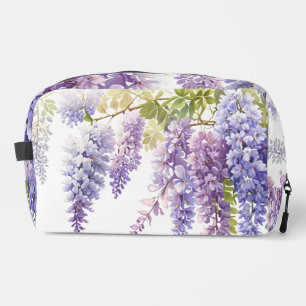 Trousse De Toilette Elégante glycine d'aquarelle violette florale