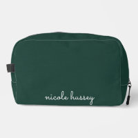 Émeraude verte | Moderne Monogramme élégant