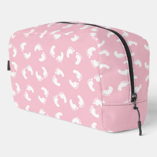 Trousse De Toilette Empreintes Bébé, Pied Bébé, Marches, Fille Rose