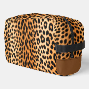 Trousse De Toilette Énergie Léopard Sauvage – Mode Imprimée Animale Au