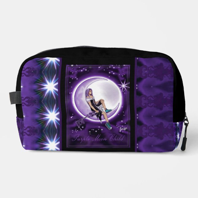 Trousse De Toilette Enfant de lune violette (Recto)