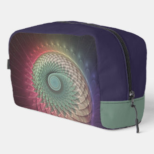Trousse De Toilette Escargot Abstrait coloré Art moderne fractal