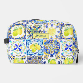 Trousse De Toilette Été agrumes siciliens majolica méditerranéenne