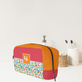Trousse De Toilette Été amusant Monogramme élégant