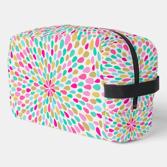 Trousse De Toilette Été Fleur colorée éclate (Coin gauche)