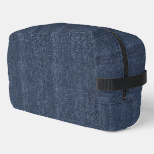 Trousse De Toilette Fausse toile de jean bleu  