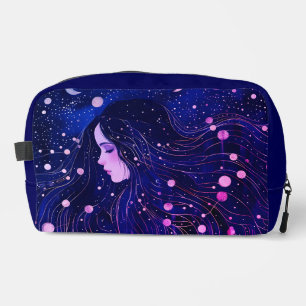 Trousse De Toilette Femme Céleste Déesse Lune Étoiles Ciel Nécessaire 