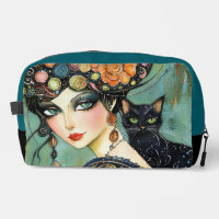 Femme élégante et chat
