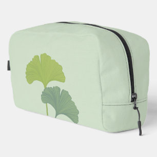 Trousse De Toilette Feuilles de Ginkgo Couleurs de Fond Personnalisabl