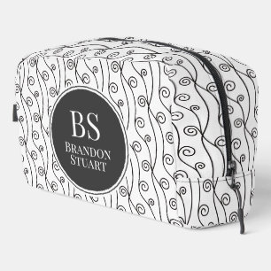 Trousse De Toilette Flèches noires et blanches personnalisées