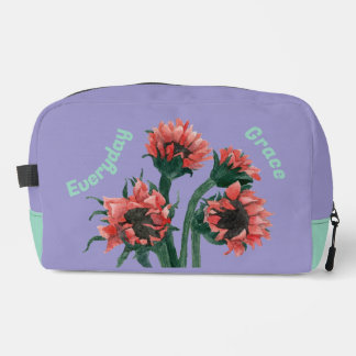 Trousse De Toilette Fleurs dans un vase aquarelle