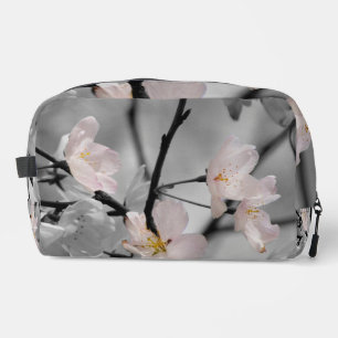 Trousse De Toilette Fleurs de cerisiers roses et gris