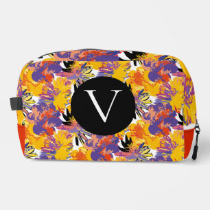 Trousse De Toilette Fleurs lumineuses.