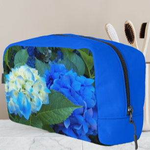 Trousse De Toilette Floral d'Hydrangée Bleue