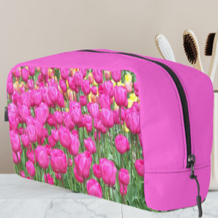 Trousse De Toilette Flore de la tulipe rose