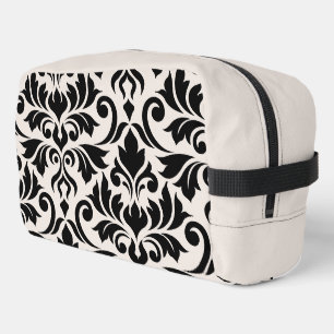 Trousse De Toilette Flourissant Damask Art I Black on Cream
