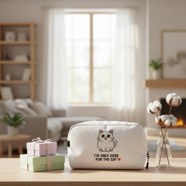 Trousse De Toilette Funny Cat Lover Valentine Mousepad - I'm Only Here (Créateur téléchargé)