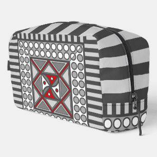 Trousse De Toilette Géométrique Alterné