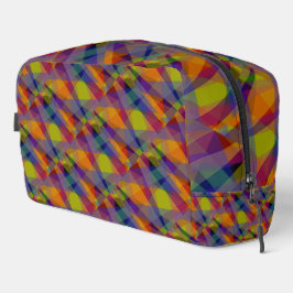 Trousse De Toilette Géométrique foncée - Kit Dopp