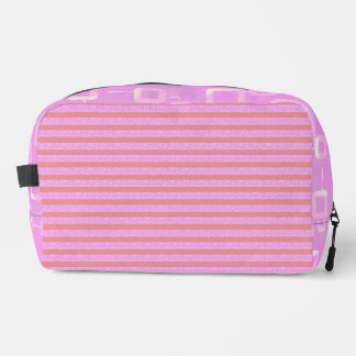 Trousse De Toilette Géométrique rose