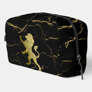 Trousse De Toilette Golden Royal Lion Marbre noir