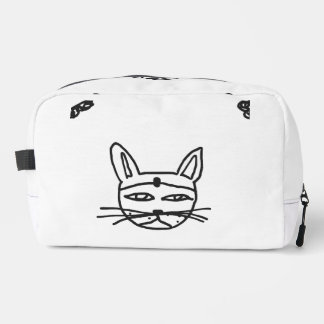 Trousse De Toilette Gothic cat pencil bag
