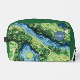 Trousse De Toilette Greenside Getaway : Golfer's Monogrammed Dopp Kit
