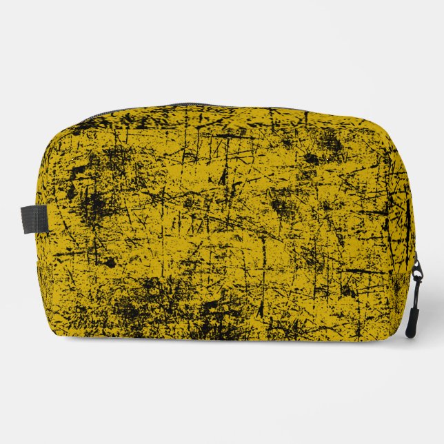 Trousse De Toilette Grunge jaune (Recto)