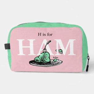 Trousse De Toilette "H pour JAMBON" Conception de l'alphabet