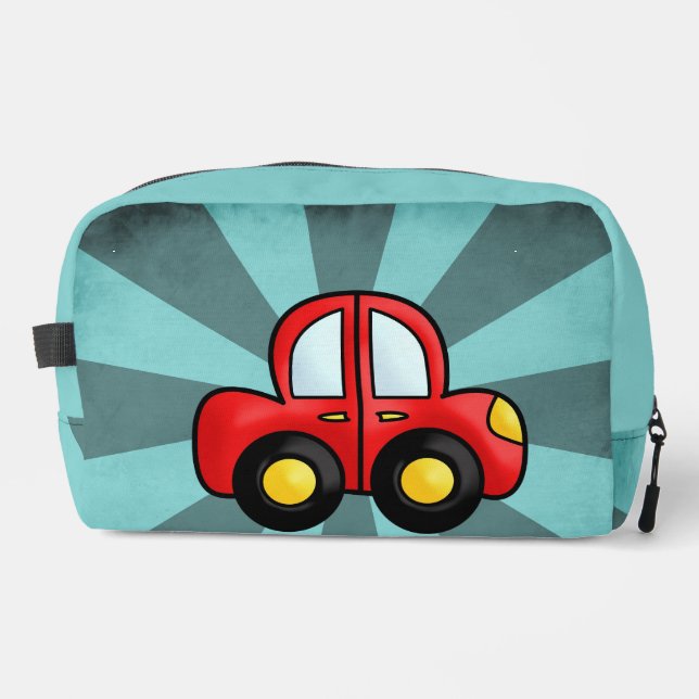 Trousse De Toilette Illustration de voiture (Recto)