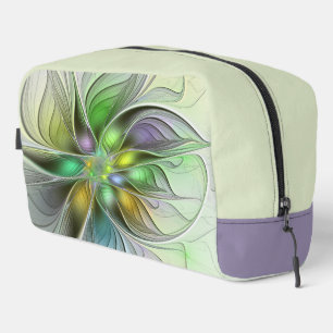 Trousse De Toilette Imaginaire coloré Fleur moderne Abstrait Fractal