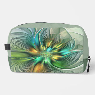 Trousse De Toilette Imaginaire coloré Moderne Fleur Abstraite Fractale
