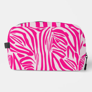 Trousse De Toilette Impression zèbre rose