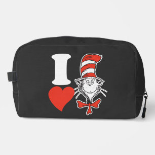Trousse De Toilette J'adore le Chat dans le Chapeau