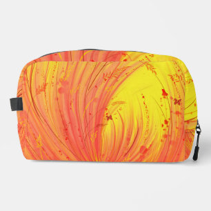 Trousse De Toilette Jardin enchanté jaune Abstrait