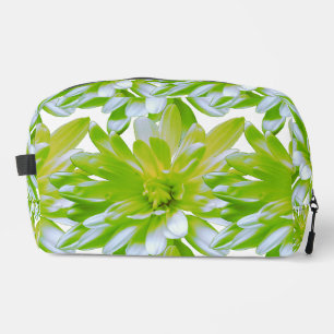 Trousse De Toilette Jolie fleur verte florale verte marguerite verte