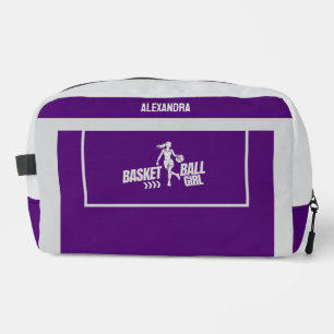 Trousse De Toilette Joueuse de basket, équipe, cadeau d'anniversaire