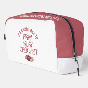 TROUSSE DE TOILETTE JOURNÉE PERSONNALISÉE POUR PRIER, DÉCHIRER, CROCHE