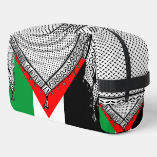 Trousse De Toilette Keffiyeh Écharpe palestinienne tissu traditionnel