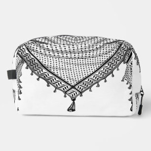 Trousse De Toilette Keffiyeh Écharpe palestinienne tissu traditionnel