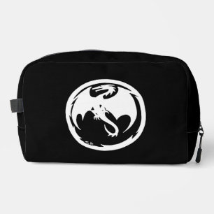 Trousse De Toilette Kit de dopage noir Dragon blanc