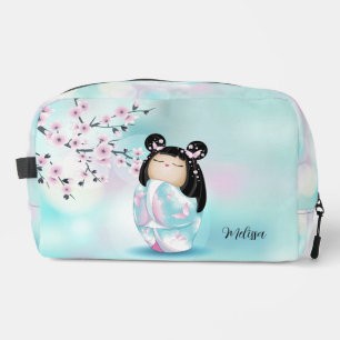 Trousse De Toilette Kokeshi Doll Cherry Blossoms Voiture Plancher Mat