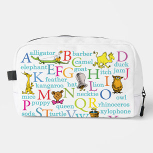 Trousse De Toilette L'alphabet du Dr Seuss avec des mots